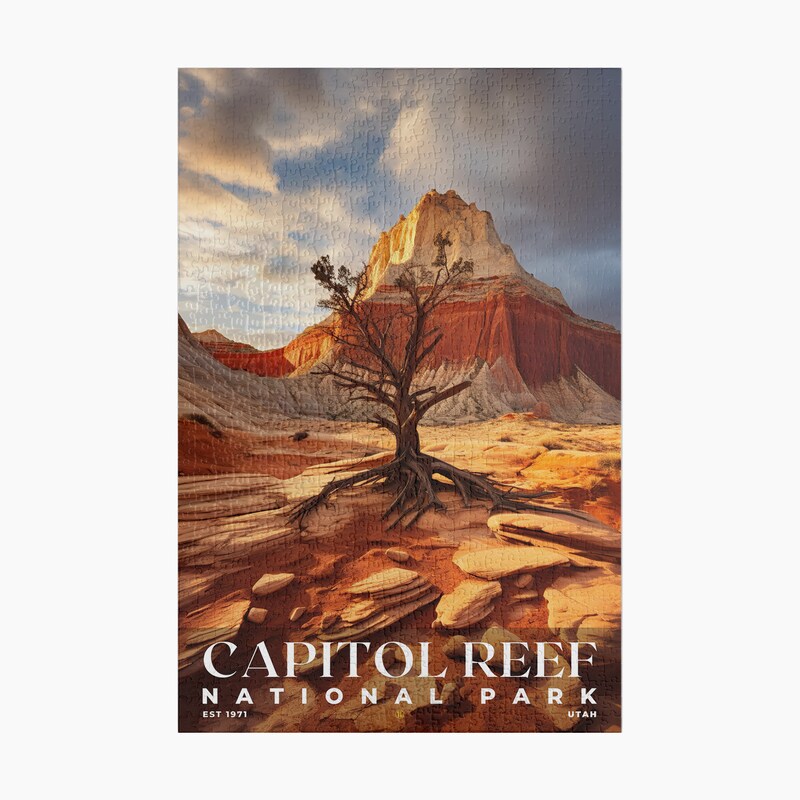 Capitol Reef National Park Jigsaw Puzzle, Family Game, Holiday Gift | S10